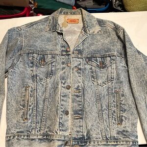 Vintage 80’s Levi's Blue Acid Wash Jacket Medium
